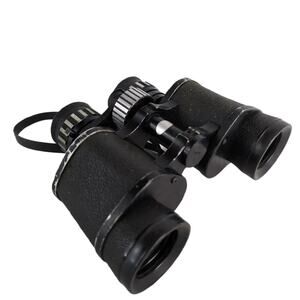 Vintage Traq Model 3600 Binoculars, Zoom 7X 15x35, Made in Japan, Black Silver